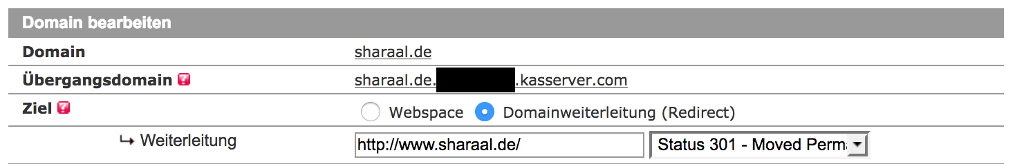 Hosting Redirect